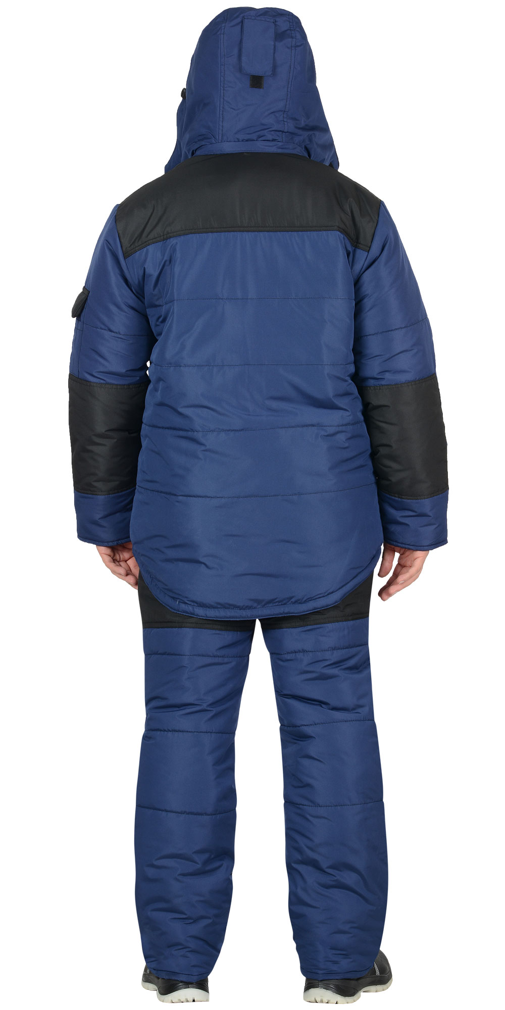 Костюм утепленный Беркут-Люкс куртка, п/к. синий, чёрный спецодежда, купить по низкой цене в г.Екатеринбург 